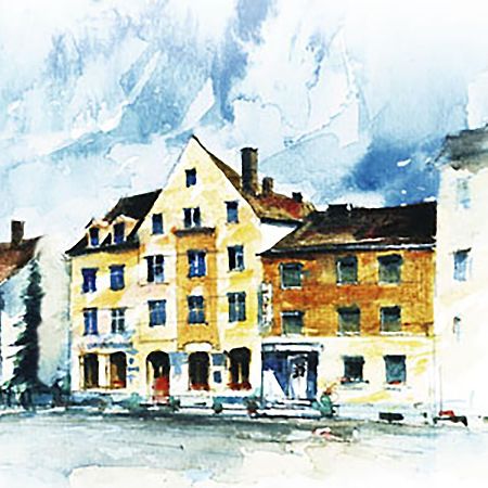 Hotel Augsburg Goldener Falke Buitenkant foto